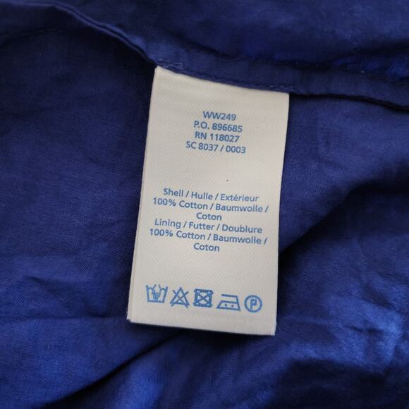 Boden Dress Womens Size 10 Imperial Blue Althea Crocheted Eyelet Lace 10R - Picture 7 of 10